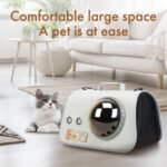 pet products Printed Space Capsule Cat Bag, Large Capacity Crossbody Dog Bag, Universal Pet Bag for All Seasons - Image 5