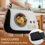 pet products Printed Space Capsule Cat Bag, Large Capacity Crossbody Dog Bag, Universal Pet Bag for All Seasons - Image 7