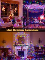 900 LED Colorful USB Fairy String Lights with Remote, 30m Green Wire, IP44 Waterproof 8-Mode Timer for Christmas Bedroom Wreath Decor - Image 7
