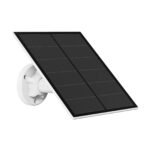 3-Pack 5W Solar Panel for Outdoor Security Camera â€“ 5V USB Charger with 9.8ft Cable, IP65 Waterproof, Adjustable Mount, Compatible with Most Battery Cameras (White)