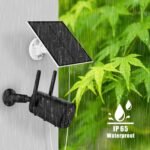3-Pack 5W Solar Panel for Outdoor Security Camera â€“ 5V USB Charger with 9.8ft Cable, IP65 Waterproof, Adjustable Mount, Compatible with Most Battery Cameras (White) - Image 8