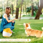 Automatic Dog Ball Launcher with 15 Mini Tennis Balls & Mesh Bag â€“ Rechargeable Pet Toy for Small Dogs, Adjustable Launch Distance, Interactive Play (Orange) - Image 6