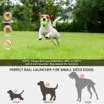 Automatic Dog Ball Launcher with 15 Mini Tennis Balls & Mesh Bag â€“ Rechargeable Pet Toy for Small Dogs, Adjustable Launch Distance, Interactive Play (Orange) - Image 7