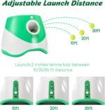 Automatic Dog Ball Launcher with 15 Mini Tennis Balls & Mesh Bag â€“ Rechargeable Pet Toy for Small Dogs, Adjustable Launch Distance, Interactive Play (Green) - Image 4