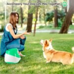 Automatic Dog Ball Launcher with 15 Mini Tennis Balls & Mesh Bag â€“ Rechargeable Pet Toy for Small Dogs, Adjustable Launch Distance, Interactive Play (Green) - Image 6