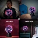 Plasma Ball Lamp - Touch & Sound Sensitive USB-Powered Globe for Decor, Parties & STEM Learning (5 Inch) | Other sizes Available in Store - Image 8