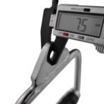Solid D-Handle Cable Attachment for Home Gym & Cable Machine â€“ Chrome-Finished Steel Bar with Anti-Slip Grip (Black) | - Image 3