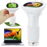 Student Digital Microscope for Kids - Portable 1000x Magnification Handheld Scope with 2 Inch HD Screen, LED Light & Photo Storage, Ideal for Science Class and Outdoor Exploration (White) - Image 8