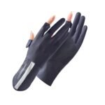 UV Protective Driving Gloves for Women â€“ UPF 50+ Sunscreen Gloves with Touchscreen Function & Anti-Slip Palm, Long Cuff for Hiking, Cycling, Fishing, Golfing (Black)