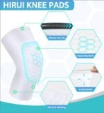 Honeycomb Knee Pads for Kids, Teens & Adults â€“ Protective Compression Knee Guards for Basketball, Football, Cycling & Running(White,XXL) - Image 3