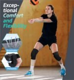 Honeycomb Knee Pads for Kids, Teens & Adults â€“ Protective Compression Knee Guards for Basketball, Football, Cycling & Running(Black,XS) - Image 4
