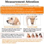 Soft Mesh Dog Muzzle for Small Medium Large Dogs â€“ Breathable Adjustable Anti-Bite Chewing Guard with Overhead Strap â€“ Fits Labrador, German Shepherd, Golden Retriever â€“ 5 Sizes (Black,L) - Image 2