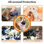 Soft Mesh Dog Muzzle for Small Medium Large Dogs â€“ Breathable Adjustable Anti-Bite Chewing Guard with Overhead Strap â€“ Fits Labrador, German Shepherd, Golden Retriever â€“ 5 Sizes (Grey,S) - Image 6
