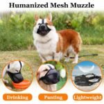 Soft Mesh Dog Muzzle for Small Medium Large Dogs â€“ Breathable Adjustable Anti-Bite Chewing Guard with Overhead Strap â€“ Fits Labrador, German Shepherd, Golden Retriever â€“ 5 Sizes (Grey,S) - Image 7