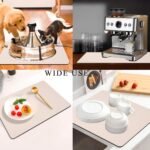 Kitchen Counter Mat for Coffee Maker â€“ Absorbent & Quick-Dry Bar Pad with Non-Slip Backing, Protective Surface for Espresso Machine, Dish Drying Mat (Beige,30*50cm) - Image 2