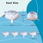 Gray Chubby Seal Plush Pillow with 4 Baby Seals Inside: Soft Stuffed Animal for Kids, Hug Pillow & Room Decor - Perfect Gift for Children - Image 5
