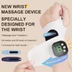 Smart Heated Wrist Support with Vibration Massage - 3 Heat Levels & 10 Modes for Comfort, Recovery & Daily Use (Blue) | White Version Available In-Store - Image 2