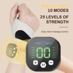 Smart Heated Wrist Support with Vibration Massage - 3 Heat Levels & 10 Modes for Comfort, Recovery & Daily Use (Blue) | White Version Available In-Store - Image 3