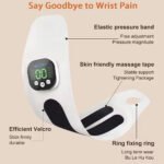 Smart Heated Wrist Support with Vibration Massage - 3 Heat Levels & 10 Modes for Comfort, Recovery & Daily Use (Blue) | White Version Available In-Store - Image 4