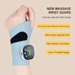 Smart Heated Wrist Support with Vibration Massage - 3 Heat Levels & 10 Modes for Comfort, Recovery & Daily Use (Blue) | White Version Available In-Store - Image 8