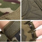Tactical Fingerless Gloves with Knuckle Protection â€“ Breathable Outdoor Gloves for Shooting, Hunting, Cycling, and Training (Yellow,S) - Image 2