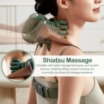 Hand-Like Neck & Shoulder Massager with 4D Kneading and Heat - Portable Massage Device for Back, Legs, and Neck Relaxation (Forest Green) - Image 2