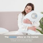 Queen Size Cooling Pillow with Shredded Memory Foam & Gel Infusion - Adjustable Loft, Breathable Dual-Sided Cover, 20" x 30" (Blue) | Other Sizes Available in Store - Image 6