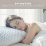 Queen Size Cooling Pillow with Shredded Memory Foam & Gel Infusion - Adjustable Loft, Breathable Dual-Sided Cover, 20" x 30" (Blue) | Other Sizes Available in Store - Image 8