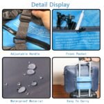 Compact Foldable Travel Duffel Bag â€“ Lightweight Carry-On for Weekend Trips, Overnight & Gym Use (Blue) | Other Colors Available In-Store - Image 4