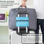 Compact Foldable Travel Duffel Bag â€“ Lightweight Carry-On for Weekend Trips, Overnight & Gym Use (Blue) | Other Colors Available In-Store - Image 7