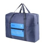 Compact Foldable Travel Duffel Bag â€“ Lightweight Carry-On for Weekend Trips, Overnight & Gym Use (Blue) | Other Colors Available In-Store - Image 8