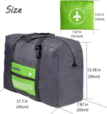 4-Pack Foldable Travel Duffel Bag Set - Compact Carry-On Luggage in Pink, Blue, Green & Orange | Perfect for Family Trips, Gifts & Organized Travel - Image 2