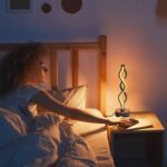 Twisted Spiral LED Table Lamp - Modern Touch-Control Desk Light for Bedroom, Living Room & Caf © Decor (Black) - Image 3