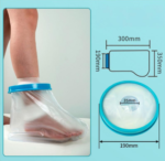 Foot Waterproof Shower Sleeve for Adults â€“ Reusable Cast Protector for Ankle, Foot & Toe During Bathing or Water Activities (Blue) - Image 6