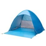 Pop Up Beach Tent: 2-3 Person UPF 50+ Sun Shelter with Carry Bag â€“ Quick-Setup Shade for Beach/Camping(L)