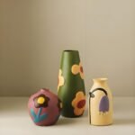 Morandi Painted Ceramic Vase Set (3-Piece) - Modern Home Decor for Flowers | Other Luxury Styles Available in Store