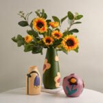 Morandi Painted Ceramic Vase Set (3-Piece) - Modern Home Decor for Flowers | Other Luxury Styles Available in Store - Image 4
