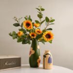 Morandi Painted Ceramic Vase Set (3-Piece) - Modern Home Decor for Flowers | Other Luxury Styles Available in Store - Image 5
