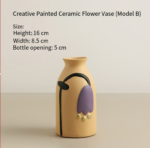 Morandi Painted Ceramic Vase Set (3-Piece) - Modern Home Decor for Flowers | Other Luxury Styles Available in Store - Image 9