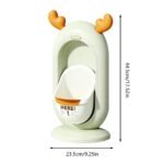 Wall-Mounted Kids Urinal for Boys â€“ Adjustable Height Training Potty with Cute Cartoon Design, Anti-Splash, Easy to Clean, Portable Toilet for Home, Nursery, Travel (Green) - Image 2