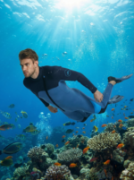 Men's 3mm Full Wetsuit for Surfing Diving & Cold Water Swimming - Front-Zip Neoprene Suit with UV Protection and Flexible Fit(Black,L)  | Other Colors Available in Store - Image 2