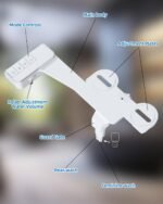 Non-Electric Mechanical Bidet Attachment â€“ Ultra-Slim Dual Nozzle Design with Feminine & Posterior Wash, Adjustable Water Pressure, Self-Cleaning Spray, Brass Inlet, Stainless Steel Hose, Tool-Free Installation for Standard Toilets (White) - Image 9