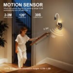 Rechargeable Motion Sensor Night Light - DIY Silicone Hose Lamp for Bedroom & Desk (Black) | Other Colors Available in Store - Image 5