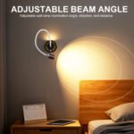 Rechargeable Motion Sensor Night Light - DIY Silicone Hose Lamp for Bedroom & Desk (Black) | Other Colors Available in Store - Image 6