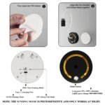 Rechargeable Motion Sensor Night Light - DIY Silicone Hose Lamp for Bedroom & Desk (Black) | Other Colors Available in Store - Image 10