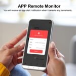 Smart WiFi Motion Sensor with App Alerts - 128° Detection, 6m Range, No Hub Required, Voice Control & Automation (White) - Image 5