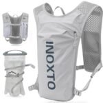 Ultra-Light Hydration Running Vest Backpack - 1.5L Water Capacity, Breathable Mesh Design for Cycling, Hiking & Marathon (Grey) | Other Colors Available in Store