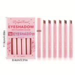 6-Pack Dual-Tone Eyeshadow Pencils â€“ Slide-Up Stick Design with 2-Color Gradient Tips, Waterproof & Long-Lasting, Glitter + Matte Finishes, Easy One-Stroke Application, Travel-Friendly Set for Eyes & Inner Corner Highlight (Pink) - Image 7