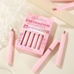 6-Pack Dual-Tone Eyeshadow Pencils â€“ Slide-Up Stick Design with 2-Color Gradient Tips, Waterproof & Long-Lasting, Glitter + Matte Finishes, Easy One-Stroke Application, Travel-Friendly Set for Eyes & Inner Corner Highlight (Pink) - Image 9