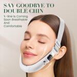 V-Face Contouring Band with Adjustable Strap, LCD Display, 8 Skin Comfort Modes, 15 Intensity Levels, Soft Silicone Contact Surface, Breathable Design, Rechargeable for Daily Facial Routine (White) - Image 5